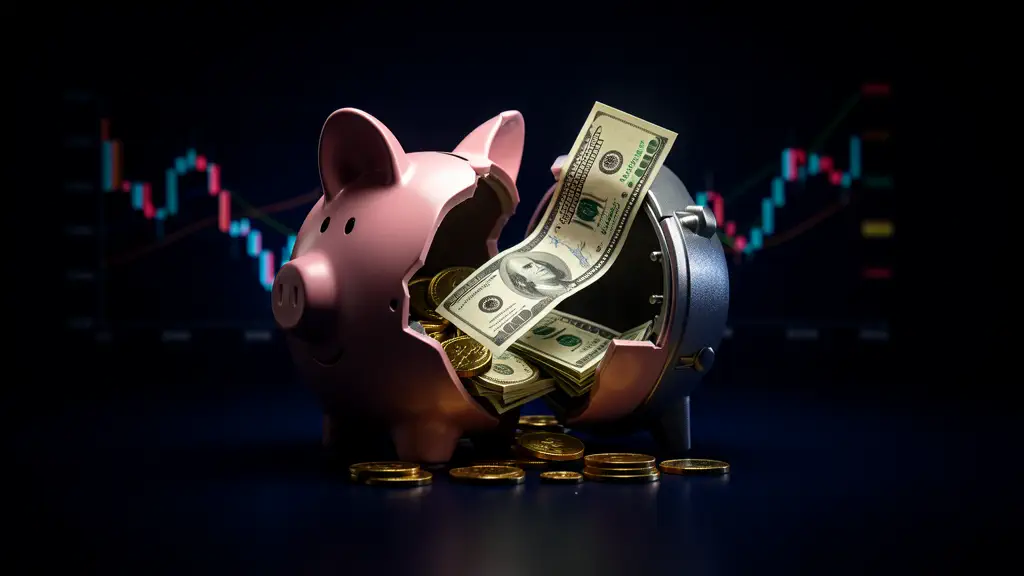 Hook 10 — Piggy bank breaking to reveal cash in a safe. (texto na tela: Save Smart)