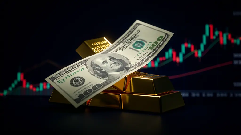 Hook 17 — $100 bill turning into gold bars. (texto na tela: 20X Return)