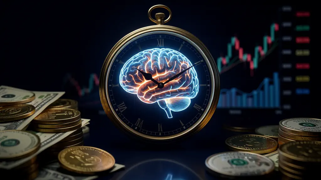 Hook 20 — Clock transforming into a brain. (texto na tela: One Skill)