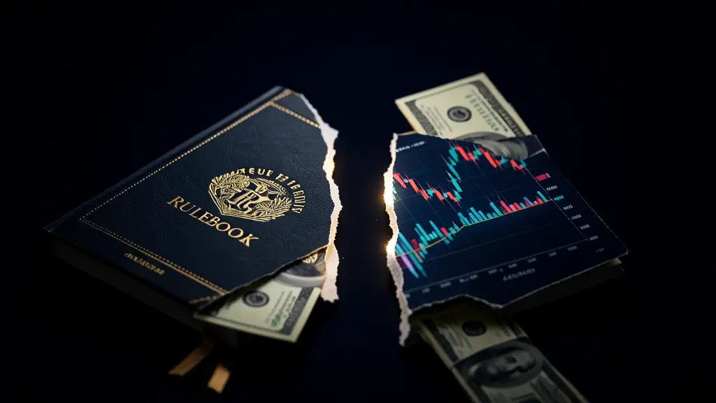 Hook 21 — Rulebook getting torn in half. (texto na tela: Break the Rules)