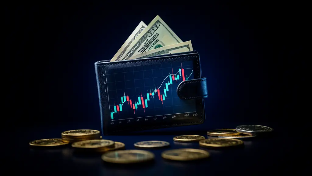 Hook 26 — Empty wallet transforming into a profitable chart. (texto na tela: Free Investment)
