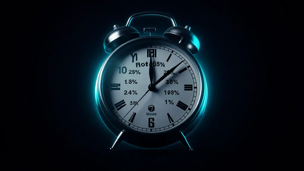 Hook 4 — Clock ticking while body fat percentage drops. (texto na tela: Faster Than Cardio)