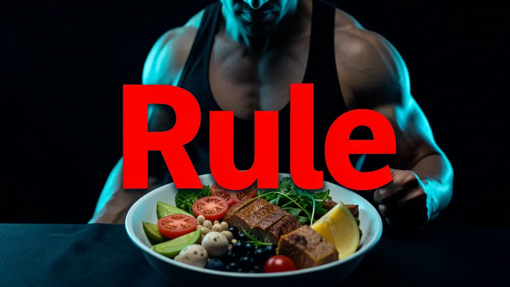 Hook 5 — Healthy meal with big red “Rule” overlay. (texto na tela: Missed Rule)