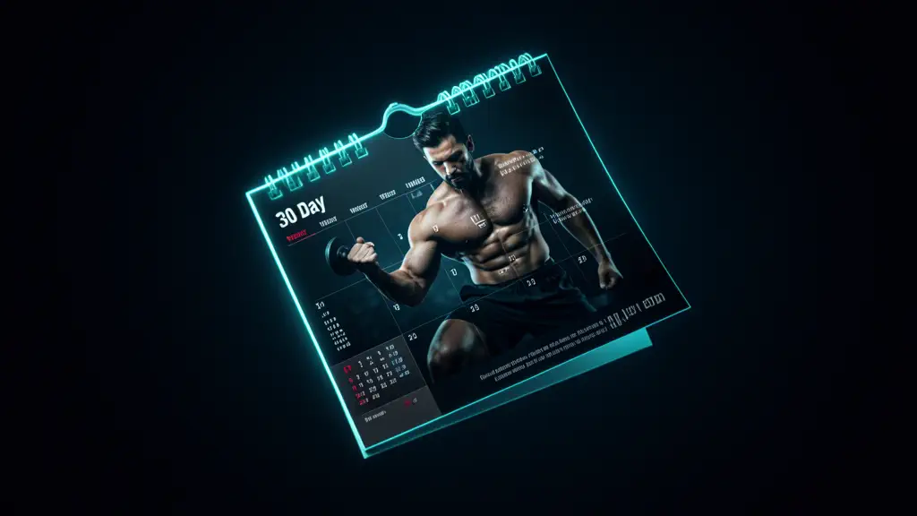 Hook 13 — 30-day calendar flipping rapidly. (texto na tela: Start Here)