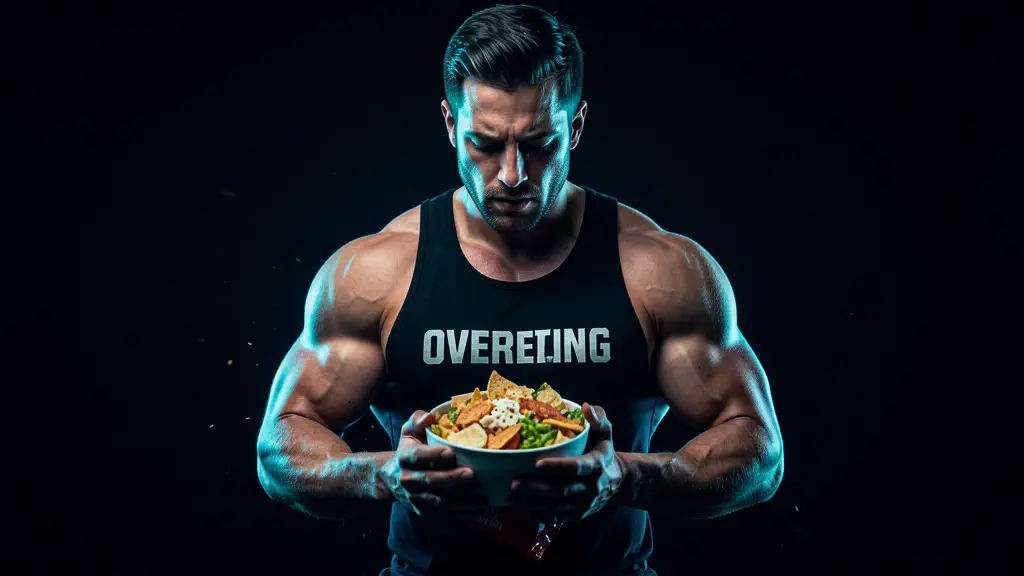 Hook 23 — Overeating junk food after workout. (texto na tela: Unbeatable Mistake)
