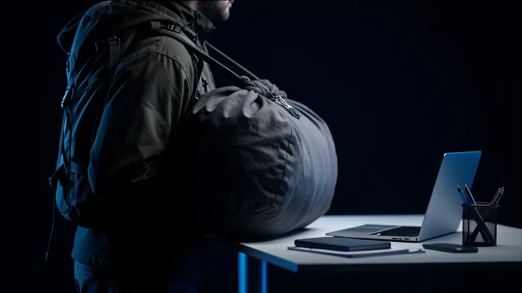 Hook 4 — Heavy bag dropped off a hiker's back. (texto na tela: Remove This)