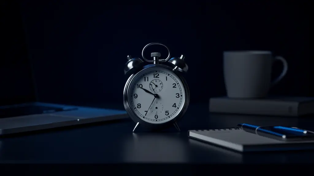 Hook 10 — Stopwatch, quick setup routine montage. (texto na tela: 2-Minute Rule)
