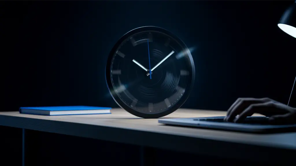 Hook 16 — Clock hands spinning backwards. (texto na tela: +3 Hours)