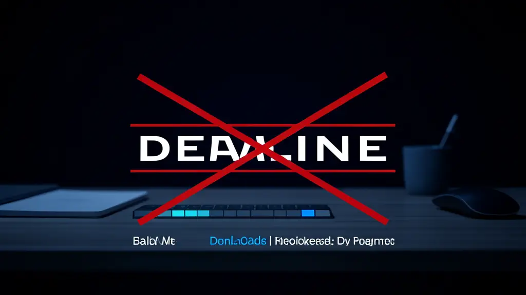 Hook 18 — Deadline crossed out, replaced with a daily progress bar. (texto na tela: Progress)