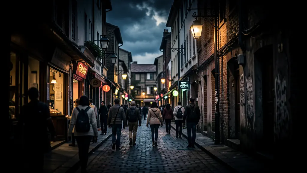 Hook 2 — Busy tourist street fading into a secret local alley. (texto na tela: Local Secret)
