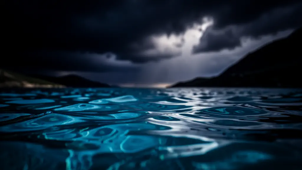 Hook 26 — Crystal blue water drone shot. (texto na tela: Bluest Water)