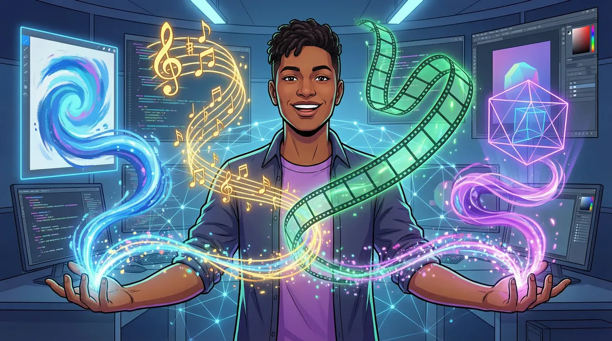 Multimídia sem barreiras com IA