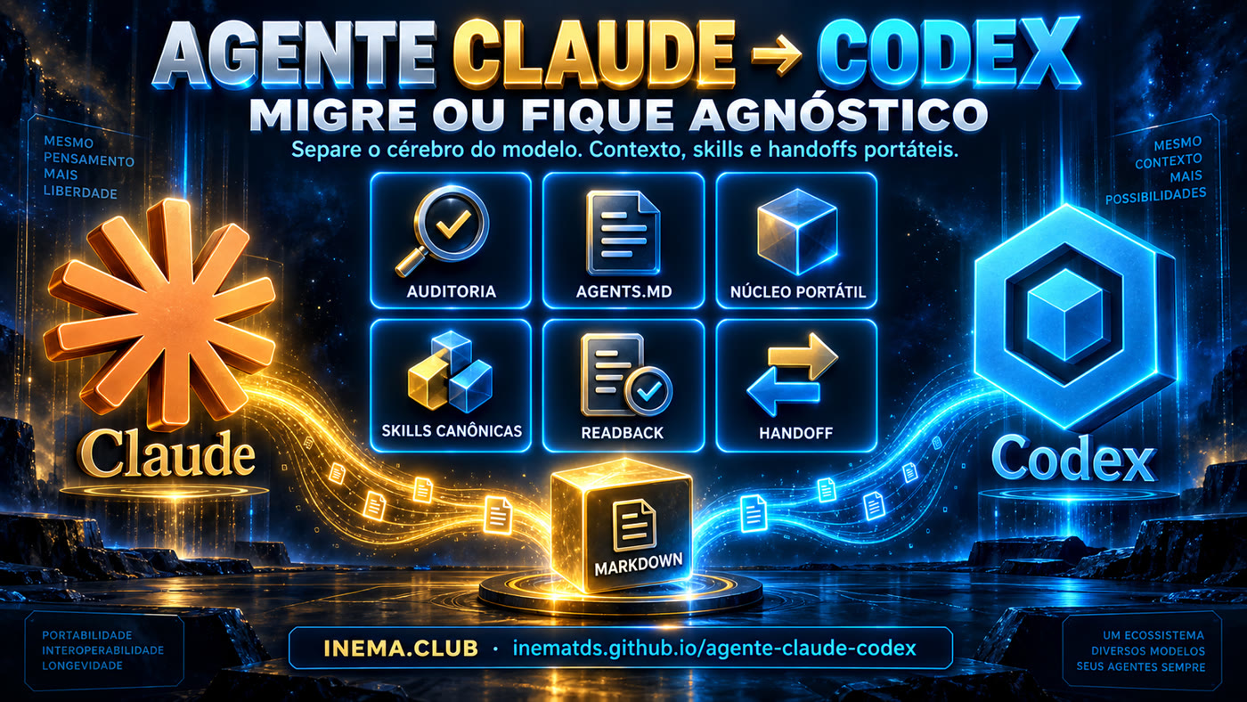 Agente Claude → Codex: migre ou fique agnóstico