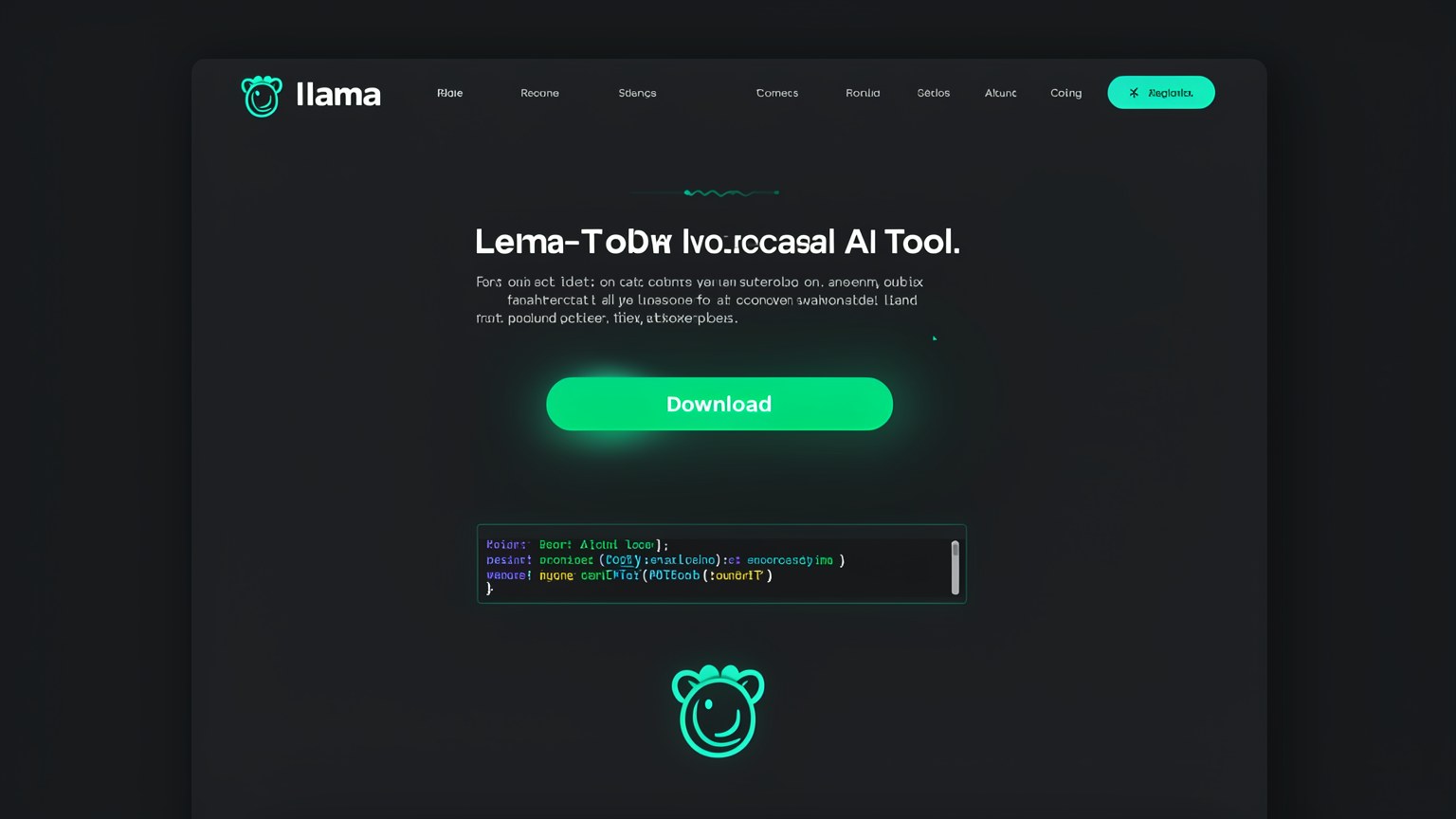 Site ollama.com mostrando o botao Download e o comando curl de instalacao por terminal