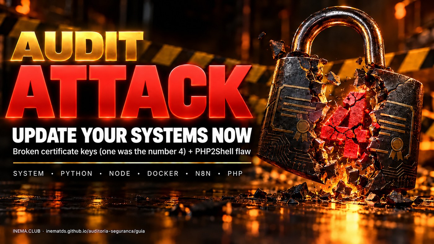 CRITICAL: update your systems now. Broken certificate keys (one was the number 4) + PHP2Shell flaw