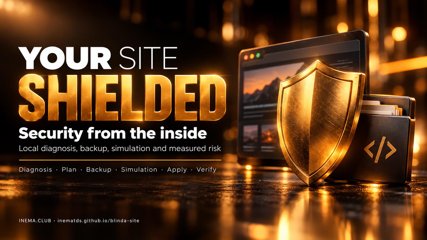 Banner: Shield your site — security from the inside