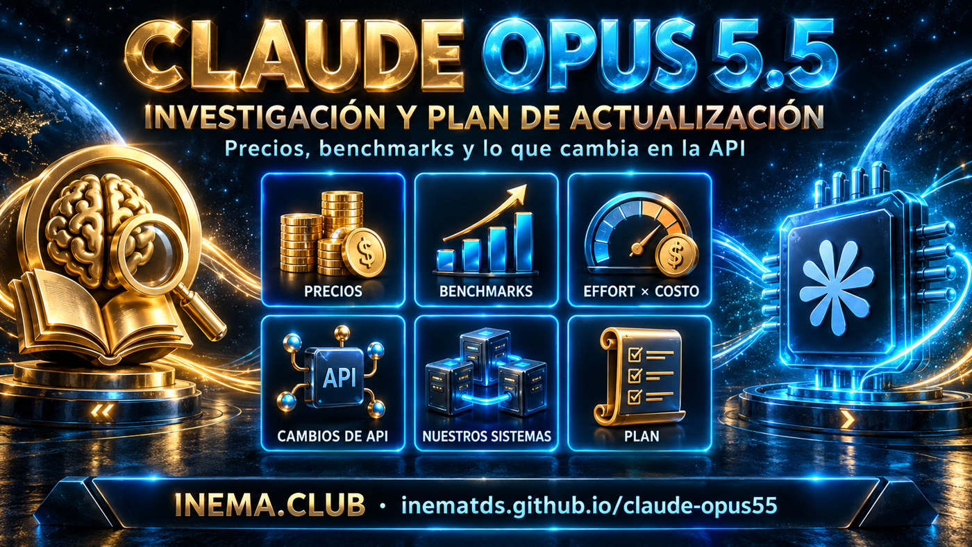 Banner de Claude Opus 5.5: investigación y plan de actualización