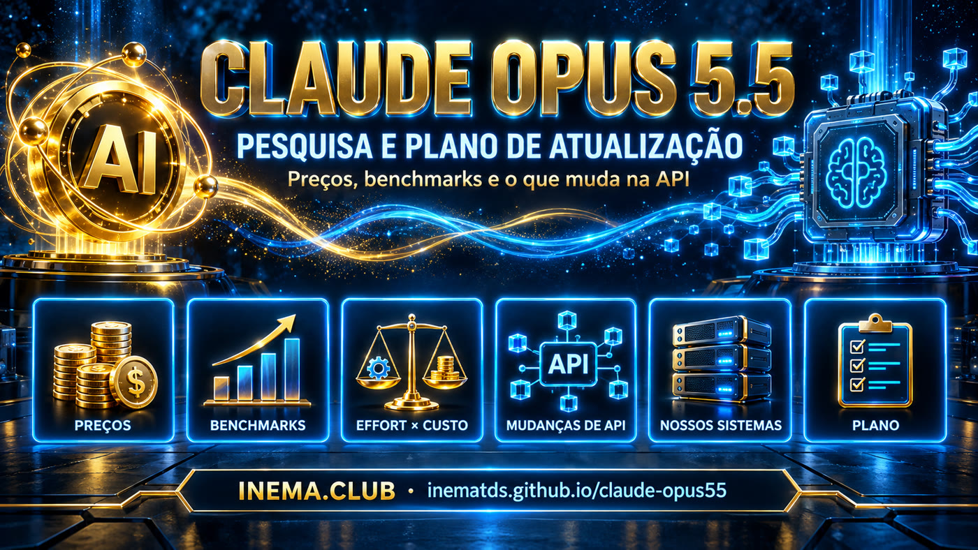 Banner Claude Opus 5.5: pesquisa e plano de atualização