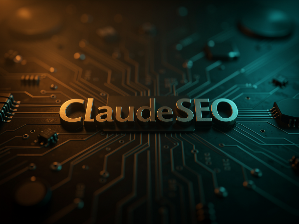 Ilustração do Claude SEO, skill de auditoria SEO para Claude Code