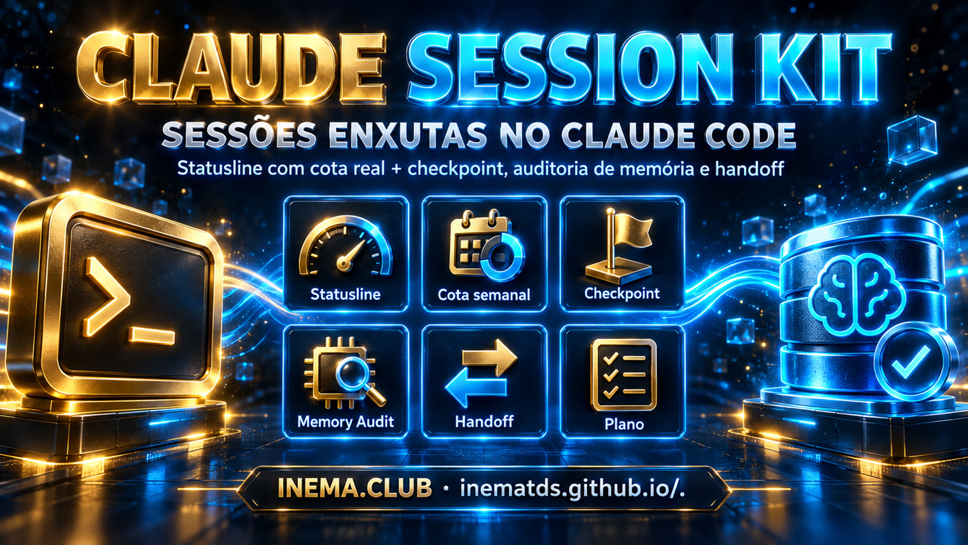 Banner do Claude Session Kit