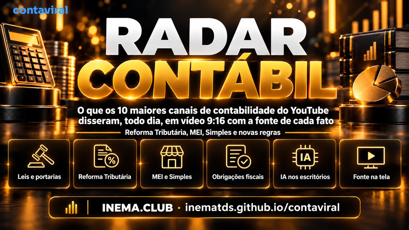 Fluxo do contaviral: coleta, transcrição, roteiro, conferência, avatar e publicação