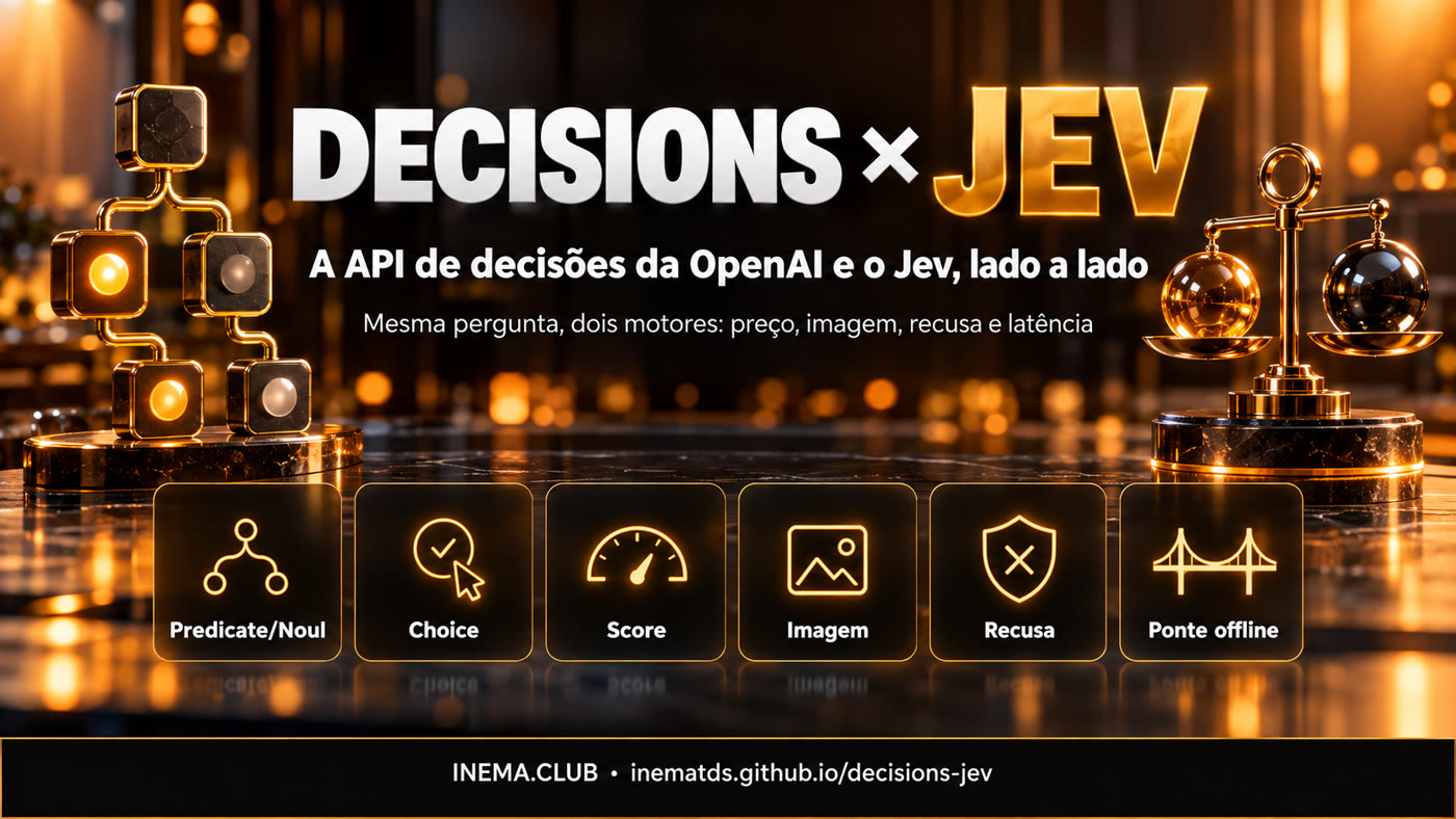 Os seis pontos da comparação: predicate/noul, choice, score, imagem, recusa e ponte offline
