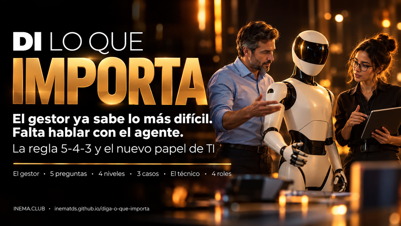 Banner: Di lo que importa — el gerente ya sabe lo más difícil, solo falta hablar con el agente