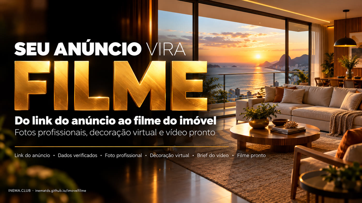 Seu anúncio vira filme: do link do anúncio ao filme do imóvel