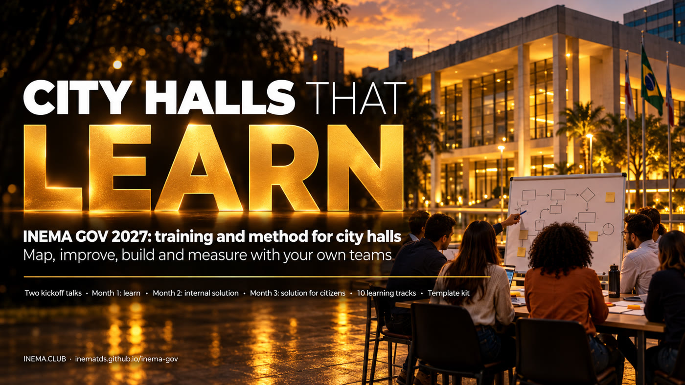 INEMA GOV 2027 — the city hall that learns: training and method for city halls