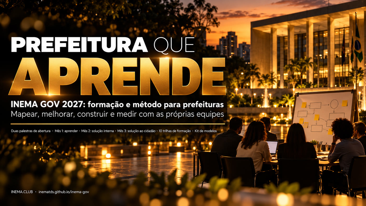 INEMA GOV 2027 — prefeitura que aprende: formação e método para prefeituras