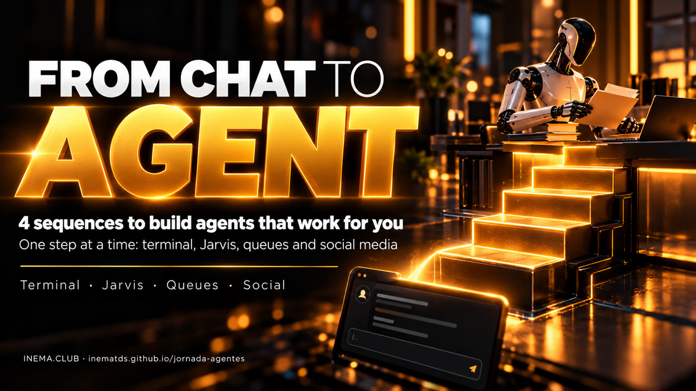 From chat to agent: 4 sequences to really get into AI