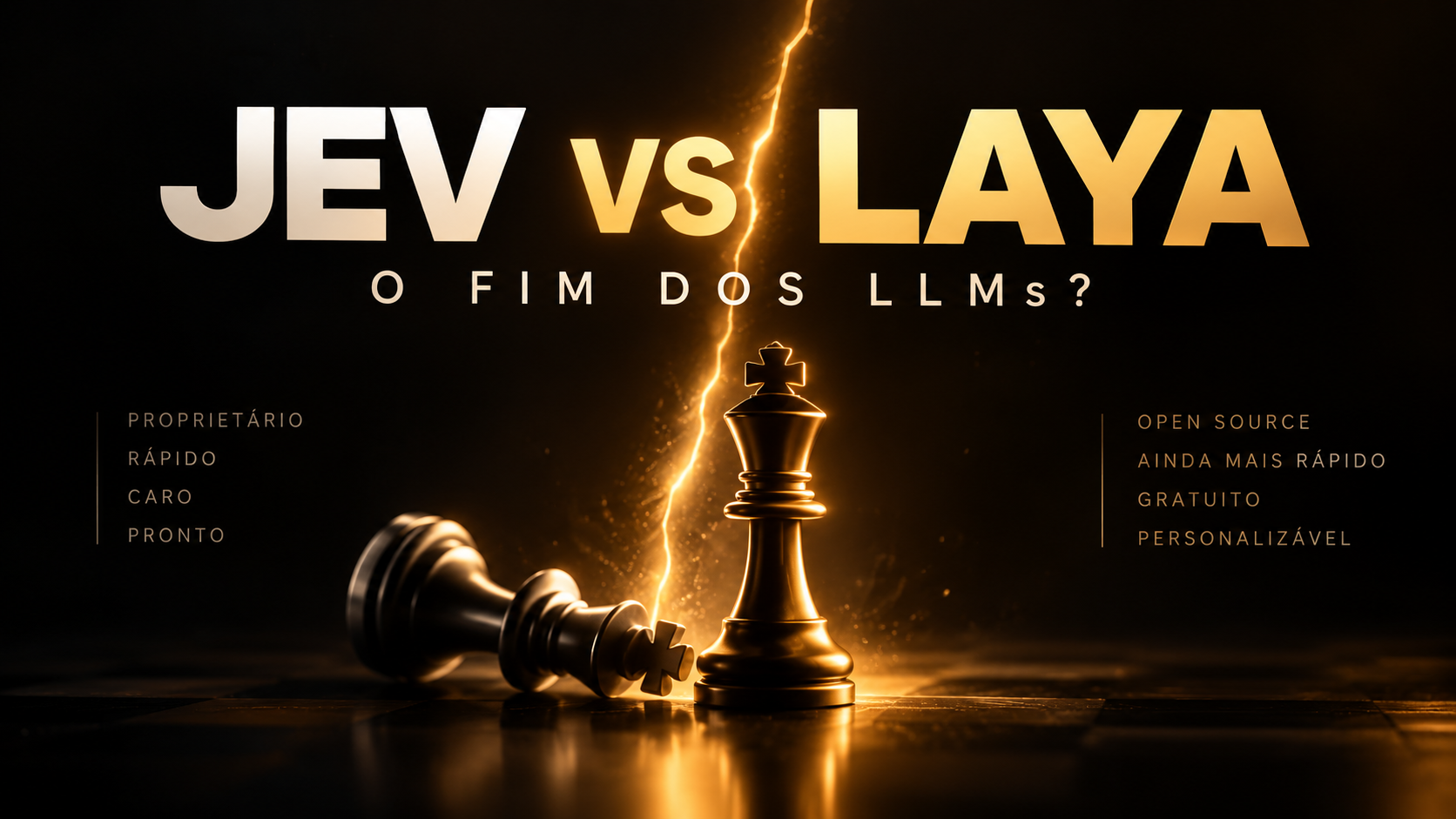 Peça editorial Jev versus Laya