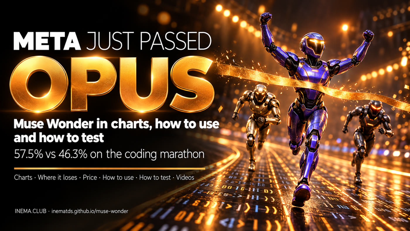 Banner: Meta beat Opus — Muse Wonder in charts
