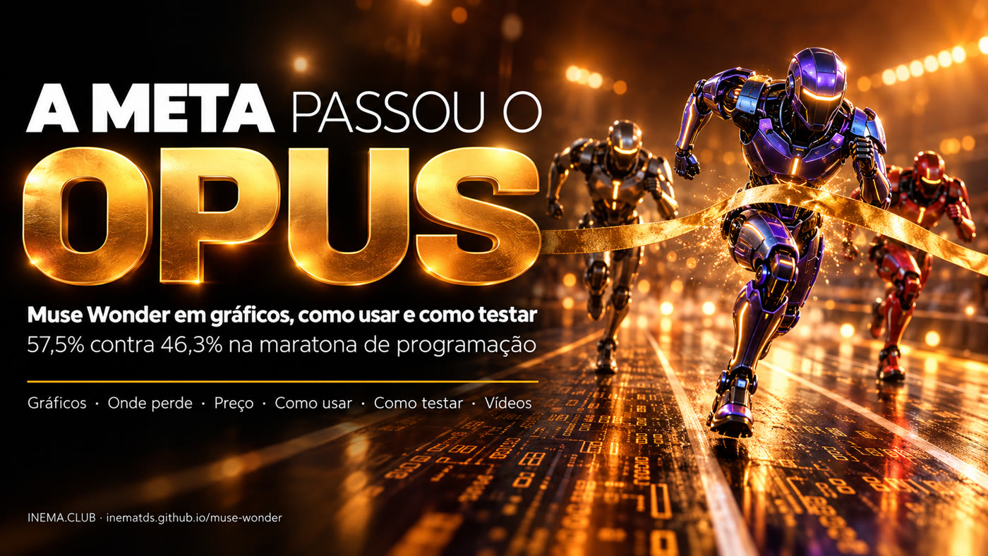 Banner: a Meta passou o Opus — Muse Wonder em gráficos