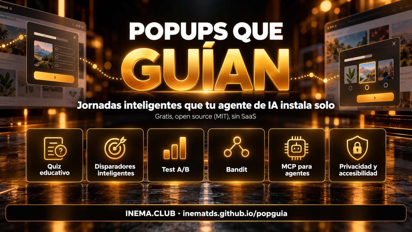 Recursos de popguia: quiz, disparadores, prueba A/B, bandit, MCP y LGPD/GDPR