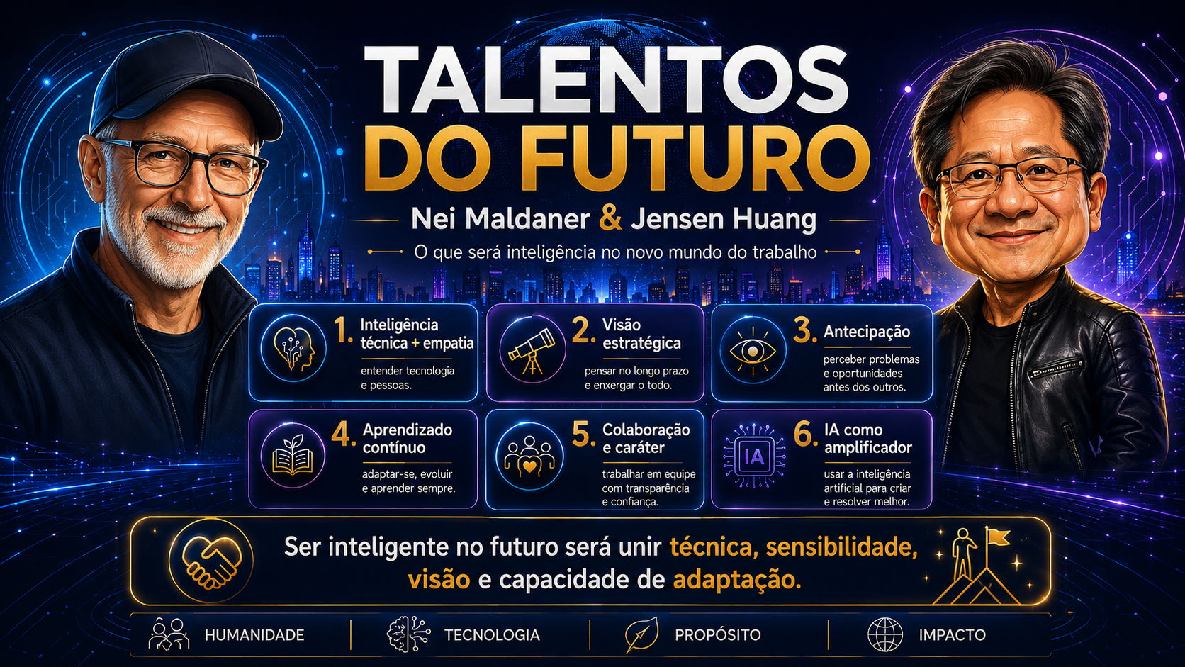 Talentos do Futuro — Nei Maldaner & Jensen Huang: o que será inteligência no novo mundo do trabalho