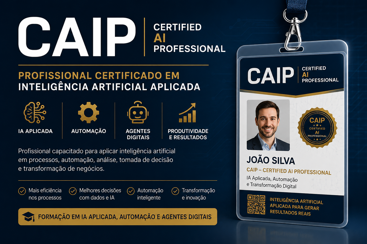 CAIP — Certified AI Professional: Profissional Certificado em Inteligência Artificial Aplicada