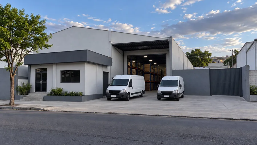 Fachada da Horizonte Distribuidora, a empresa-laboratório fictícia