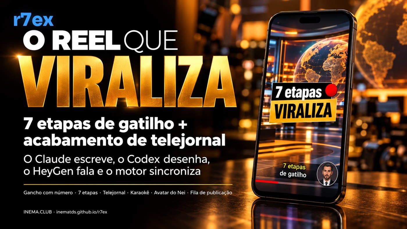 Banner do r7ex: o reel que viraliza