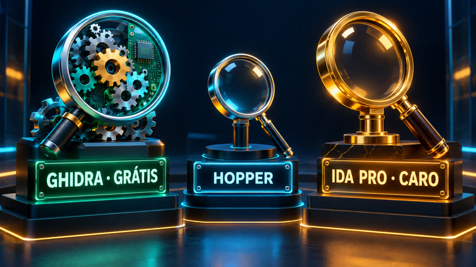 Ghidra grátis, Hopper, IDA Pro caro