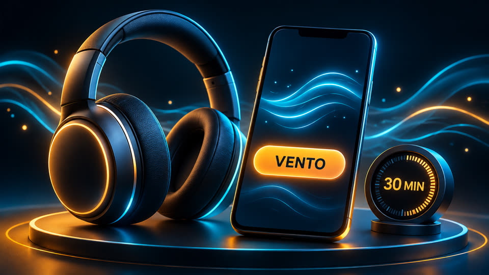 Fone e app de um botão