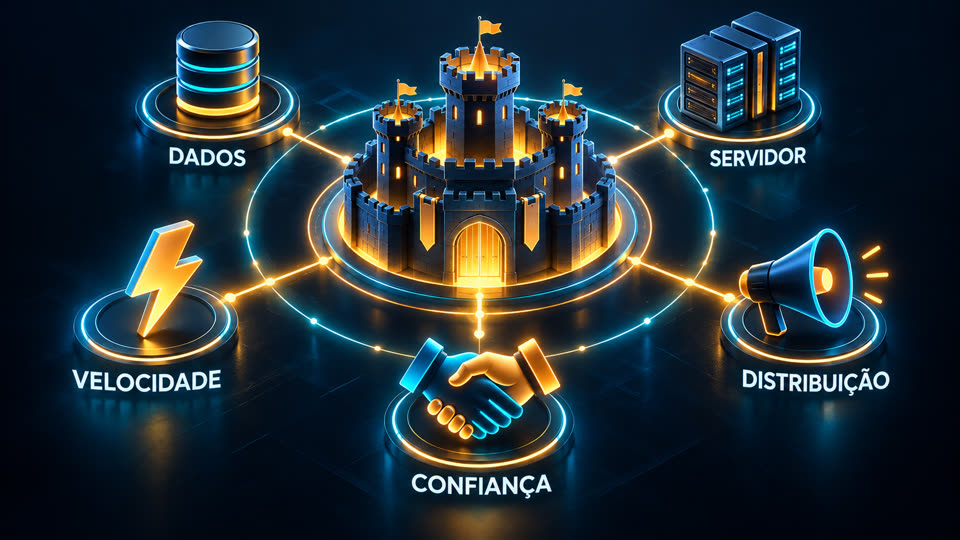 Dados, servidor, distribuição, confiança, velocidade