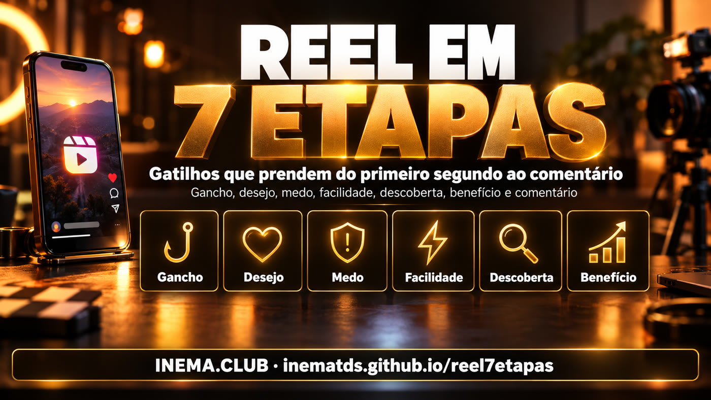 As etapas do modelo em cartões