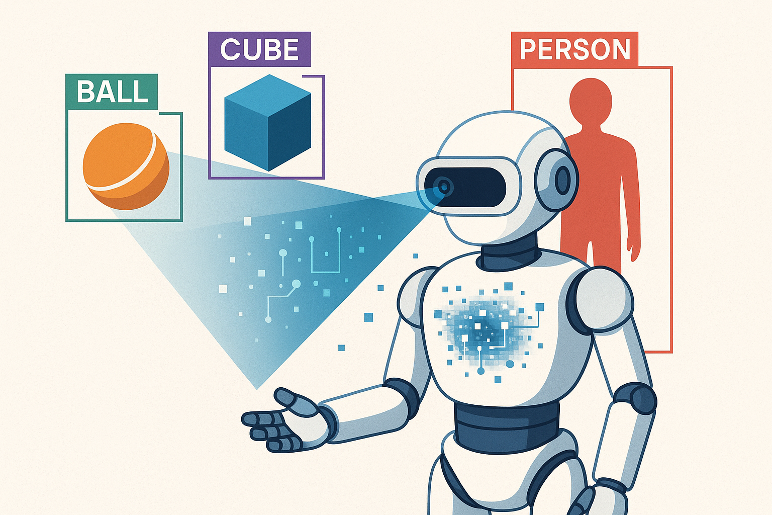 Ilustração de Visão Computacional