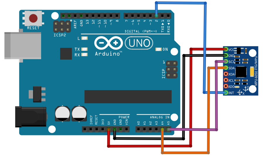 Sensor IMU MPU-6050