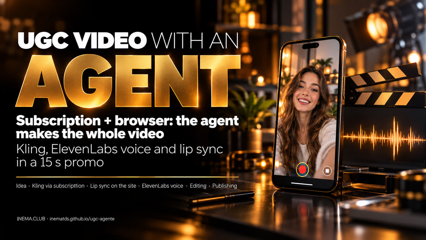 Banner: UGC video with an agent