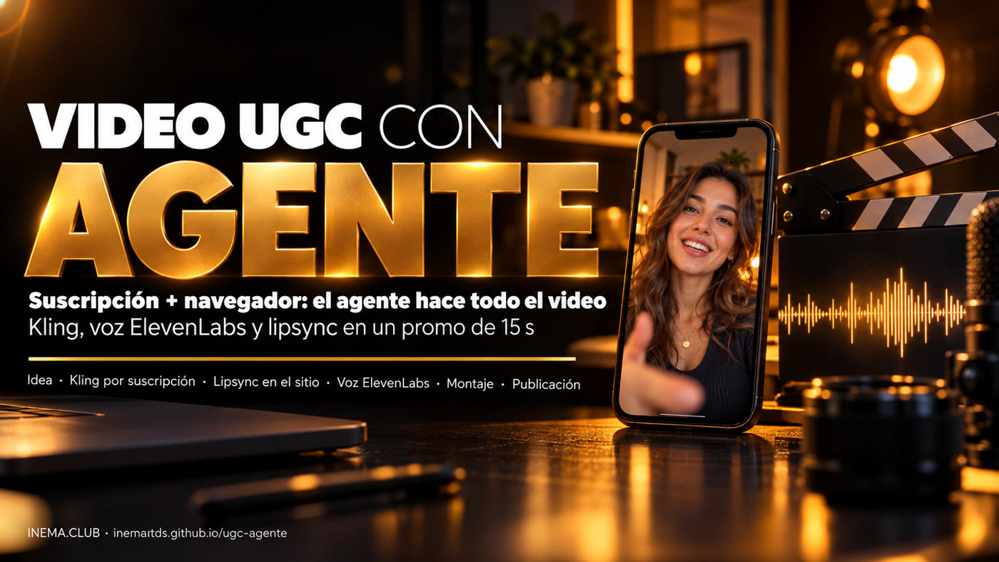 Banner: video UGC con agente