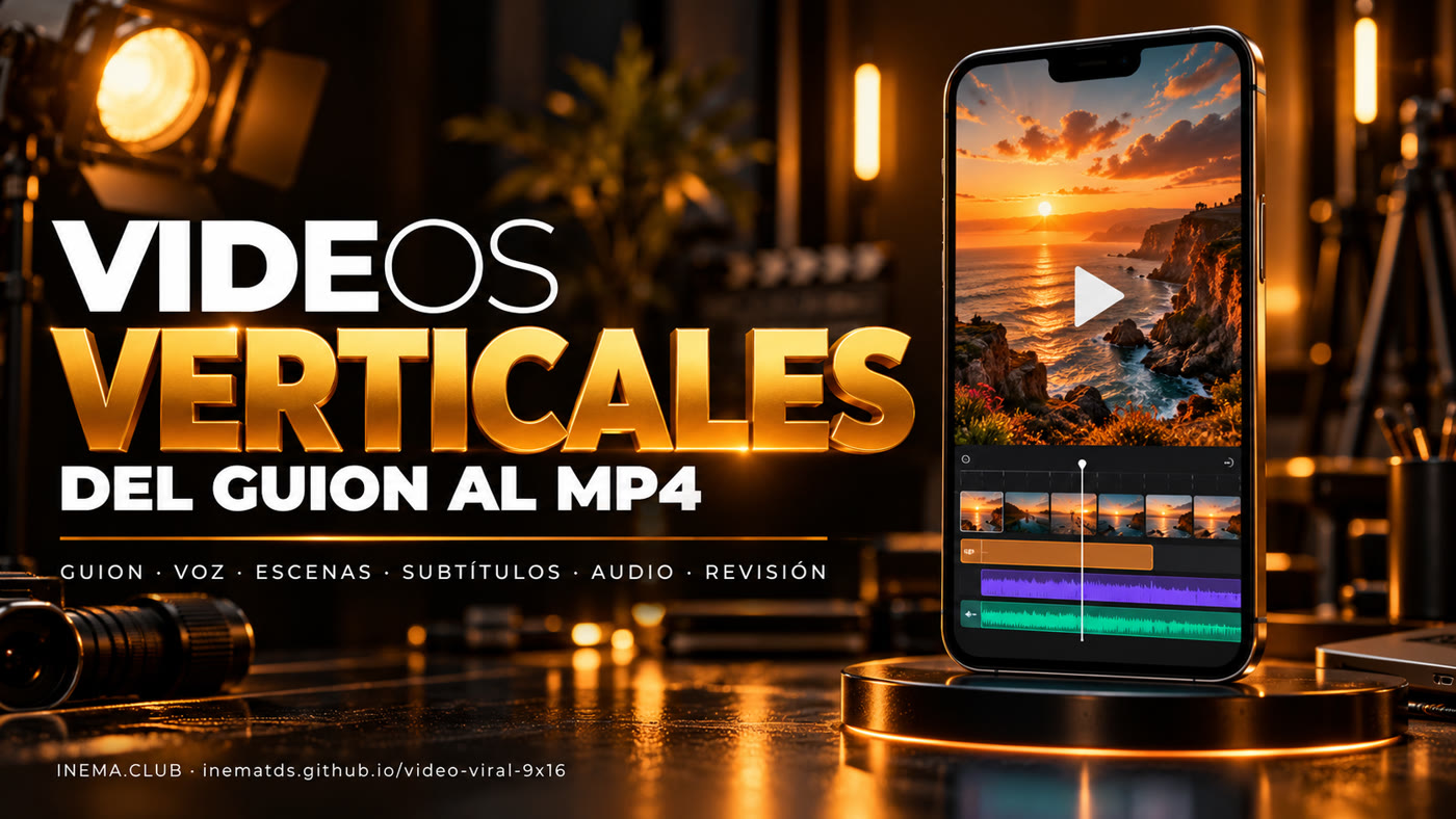 Kit de producción de vídeos verticales