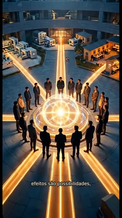 Cena vertical sobre impactos da inteligência artificial